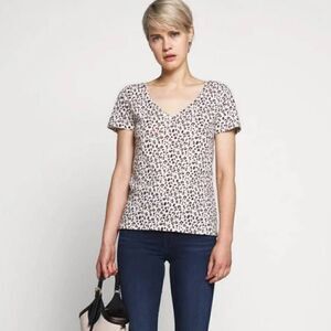 J. Crew Vintage Cotton Animal Print T-shirt